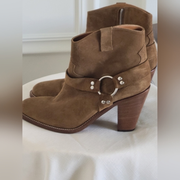NWOT, ST LAURENT BOOTS, BROWN, 39 - Picture 6 of 9